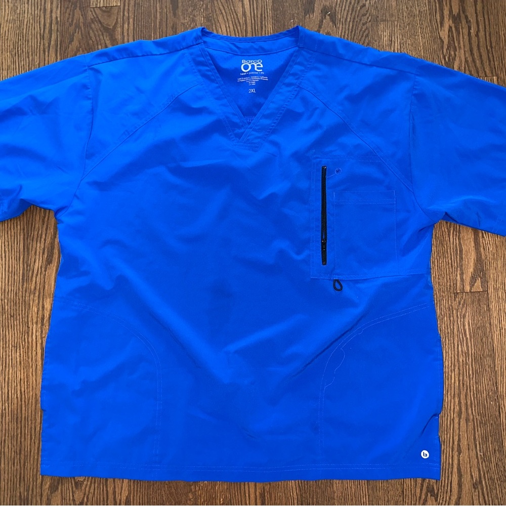 Barco One Amplify Scrub Top 2XL Indigo